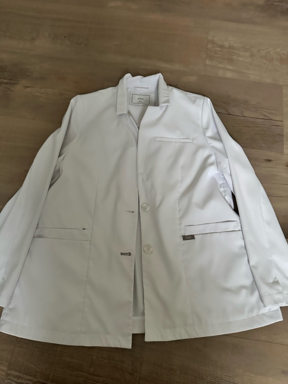 Figs White Women's Lab Blazer - Picture 4 of 7